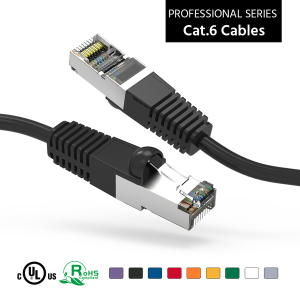 Bestlink Netware CAT6 Shielded (SSTP) Ethernet Network Booted Cable- 6ft- Black 100814BK